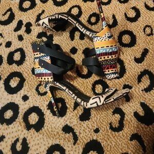 Colorful Tribal Pattern Stiletto Heels